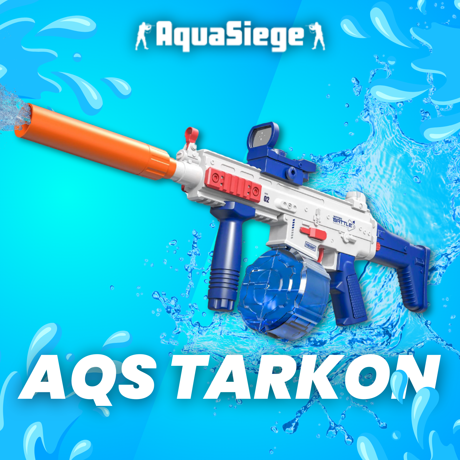 AquaSiege Wasserpistolen – Dein Sommermoment jetzt in deiner Hand.
