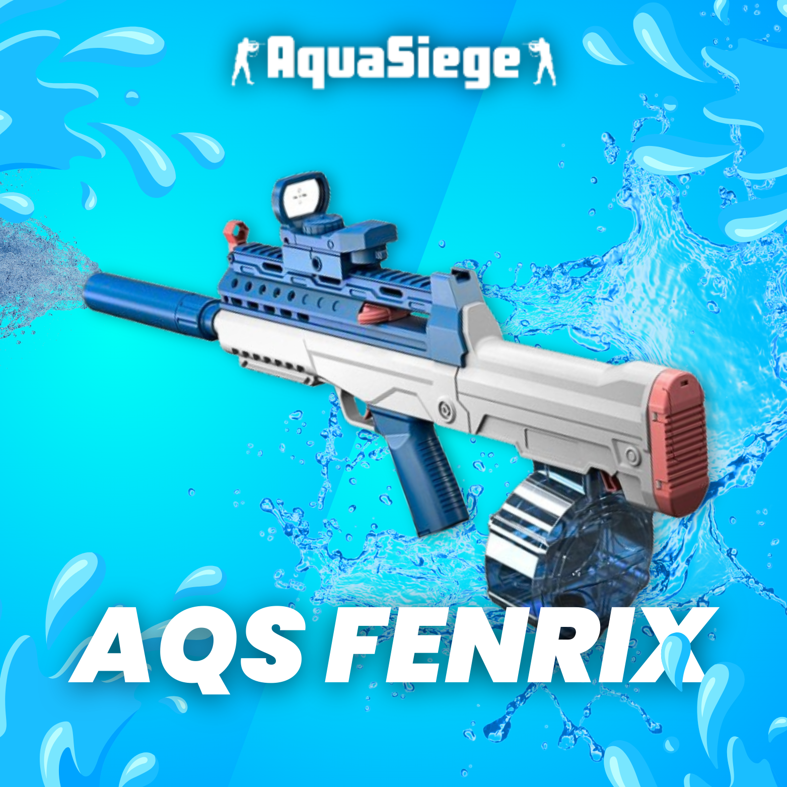 AquaSiege Wasserpistolen – Dein Sommermoment jetzt in deiner Hand.