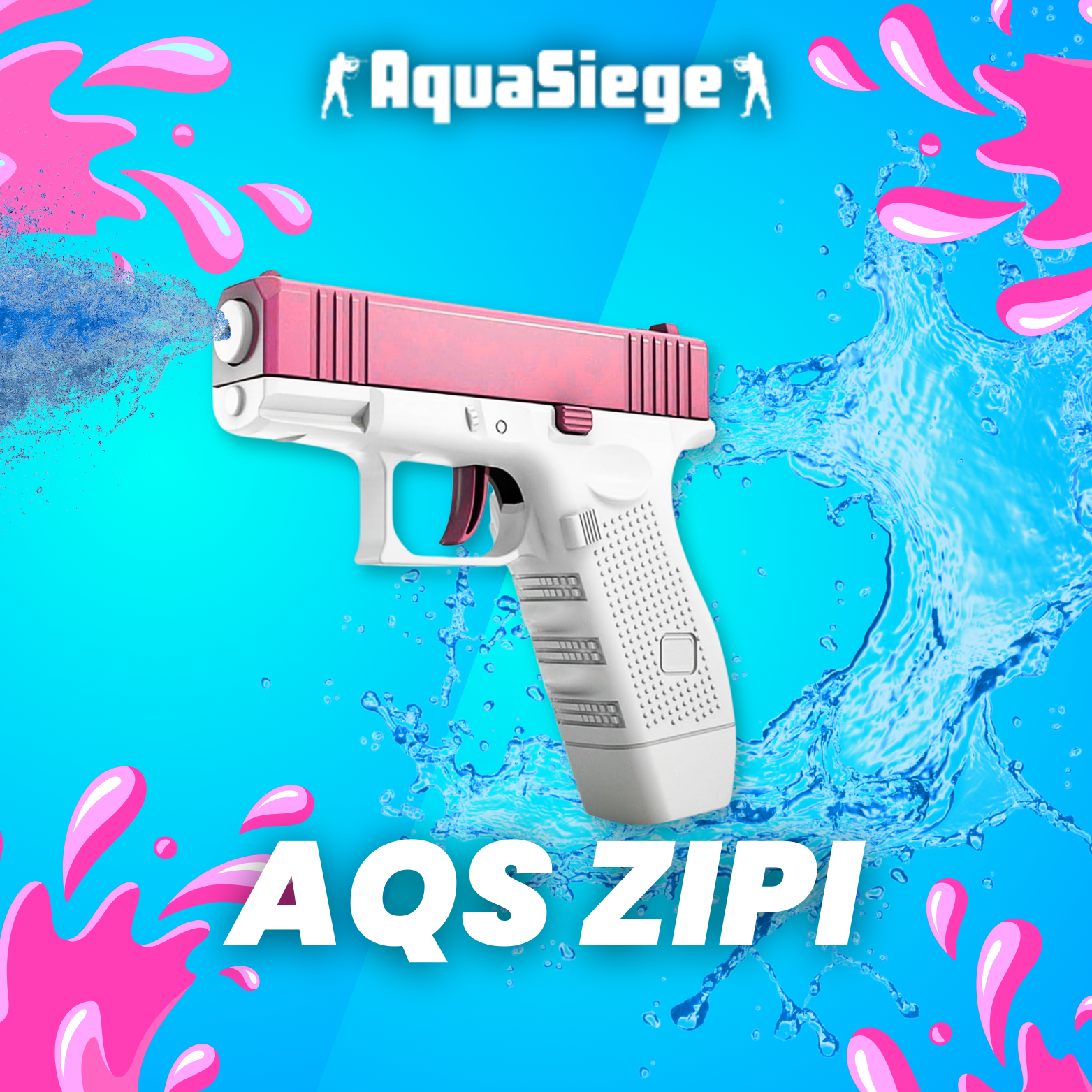 AquaSiege Wasserpistolen – Dein Sommermoment jetzt in deiner Hand.